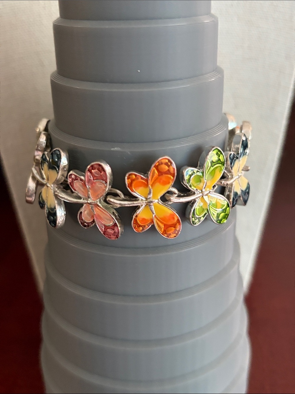Enamel Butterfly Bracelet